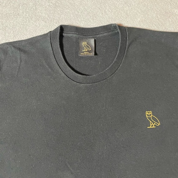 OVO Drake Owl Men’s Long Sleeve Shirt Black Size Small Authentic Hip Hop - Picture 2 of 6